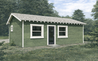 484 sq. ft home example